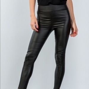Moto Collection - Black Faux leather pants!